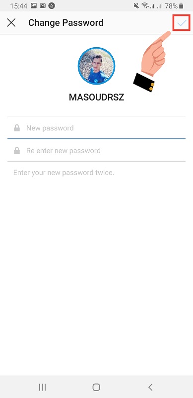آموزش تغییر رمز عبور حساب اینستاگرام ( عوض کردن پسوورد اکانت اینستا )