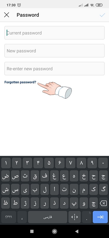 آموزش بازیابی رمز عبور اینستاگرام با استفاده از ایمیل یا شماره تماس