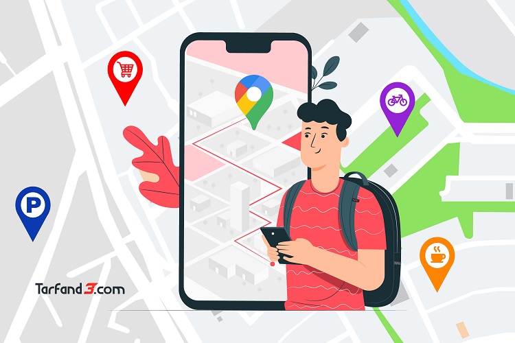 آموزش پیدا کردن مسیر بین شهری با استفاده از گوگل مپ