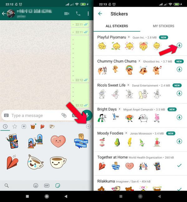 آموزش اضافه کردن پک استیکر متحرک به پیام رسان واتساپ ترفند سه