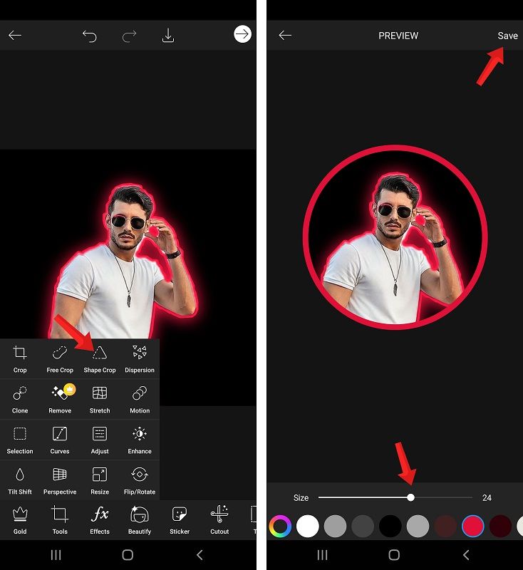 آموزش ساخت عکس پروفایل رنگی با برنامه پیکس آرت در گوشی