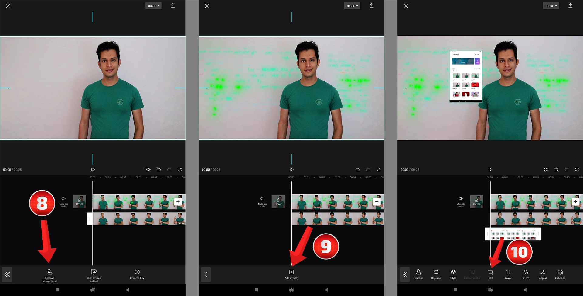 ساخت ویدیوی 3 بعدی - طراحی ویدیو هولوگرامی با برنامه کپ کات