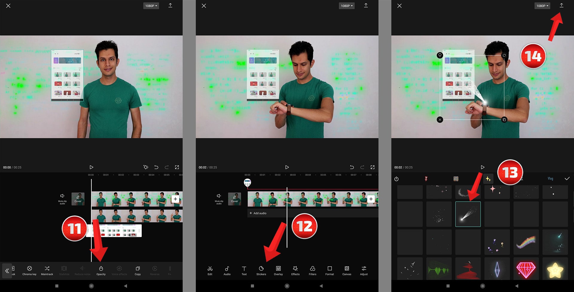 ساخت ویدیوی 3 بعدی - طراحی ویدیو هولوگرامی با برنامه کپ کات